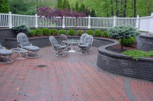brick paver patio
backyard patio