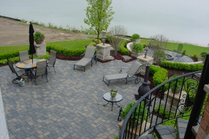 brick paver patio
backyard patio