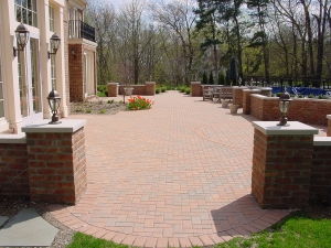 brick paver patio
backyard patio