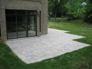 brick paver patio
backyard patio