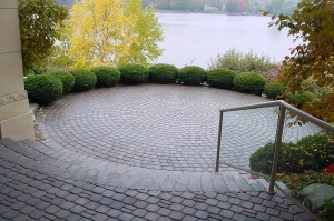 brick paver patio
backyard patio