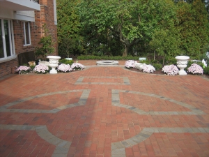 brick paver patio
backyard patio