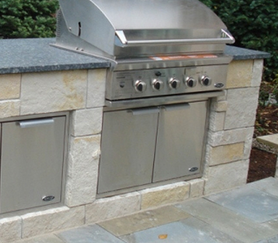 Brick &: Stone Outdoor Living Gallery  | SDS Stone Paving Oakland MI - bbq