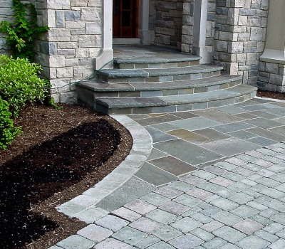 Past Work | Stone & Brick Hardscape | SDS Stone Paving Oakland County MI - entryways